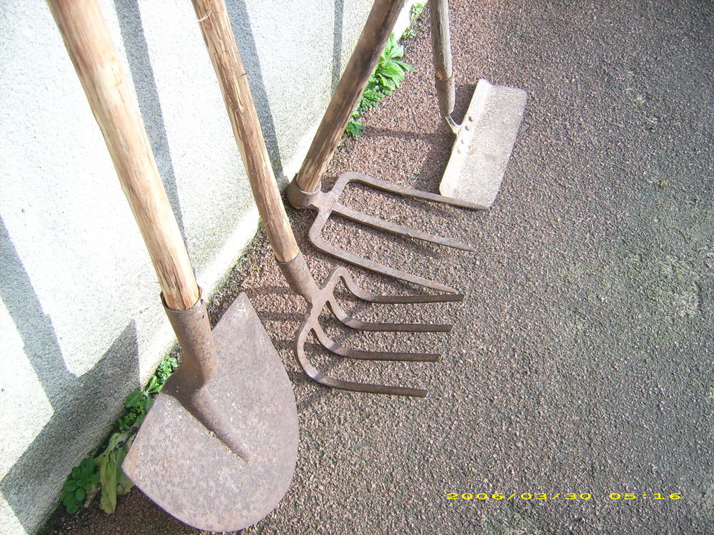 outils jardinage Jardin