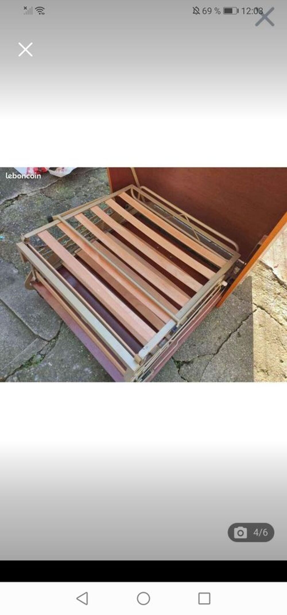Lit commode en ch&ecirc;ne Meubles