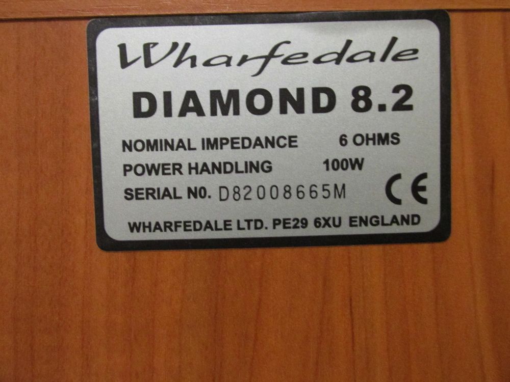 Enceintes Wharfedale Diamond 8.2
Audio et hifi