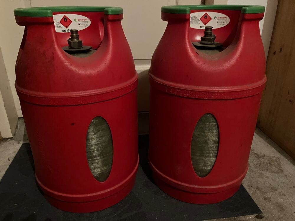Lot de 2 bouteilles de gaz Calypso butane Bricolage