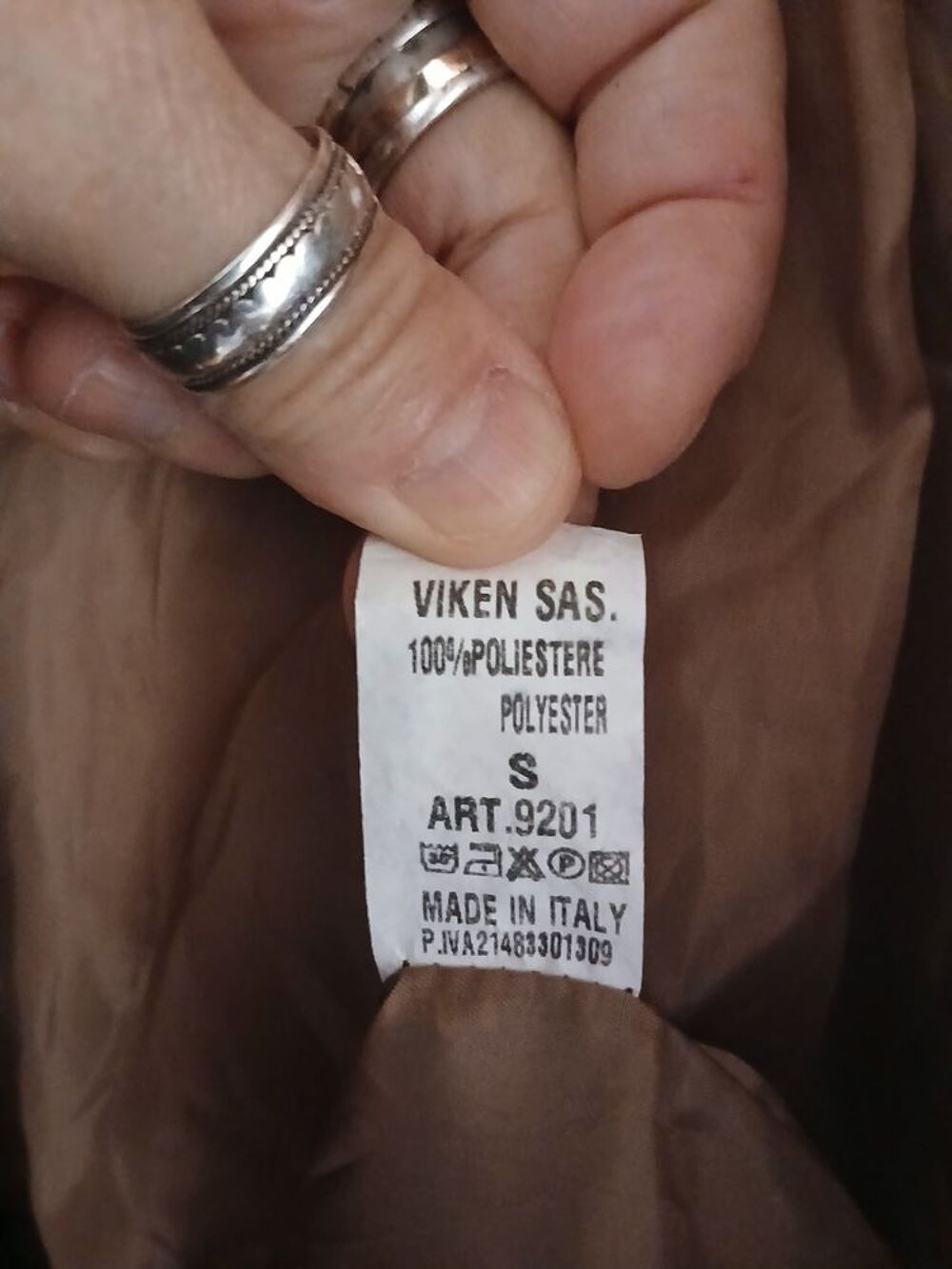 Manteau marron bouclettes Vêtements