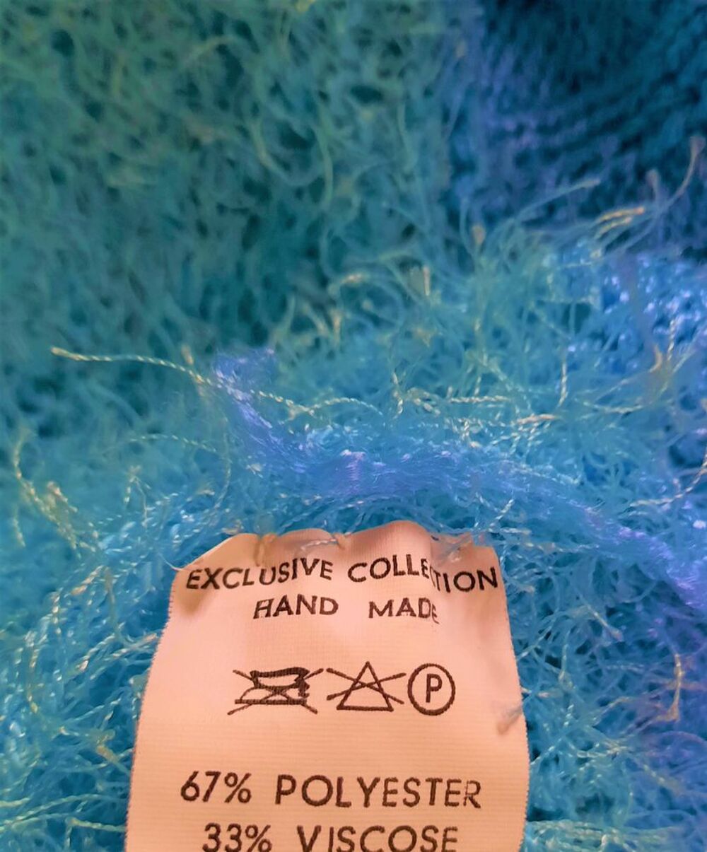 Beau pull bleu fils poilu Alain Murati - T 42 - neuf Vêtements