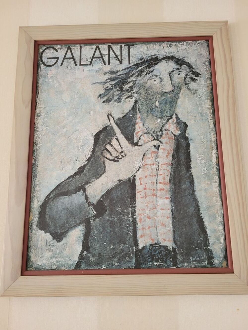 Tableau de Ren&eacute; Galant, Artiste Peintre - en TRES BON ETAT D�coration