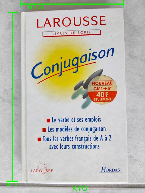 LAROUSSE Conjugaison - Livre - Tr�s bon �tat 4 Foncine-le-Haut (39)
