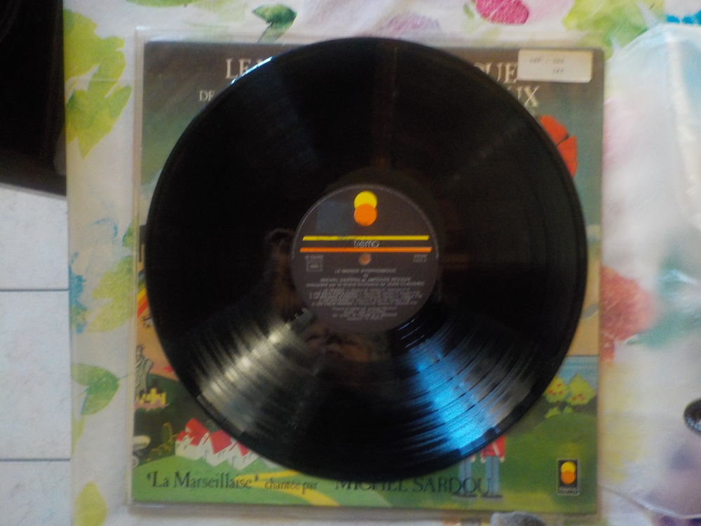 VYNIL 33T MICHEL SARDOU Album LE MONDE SYMPHONIQUE CD et vinyles