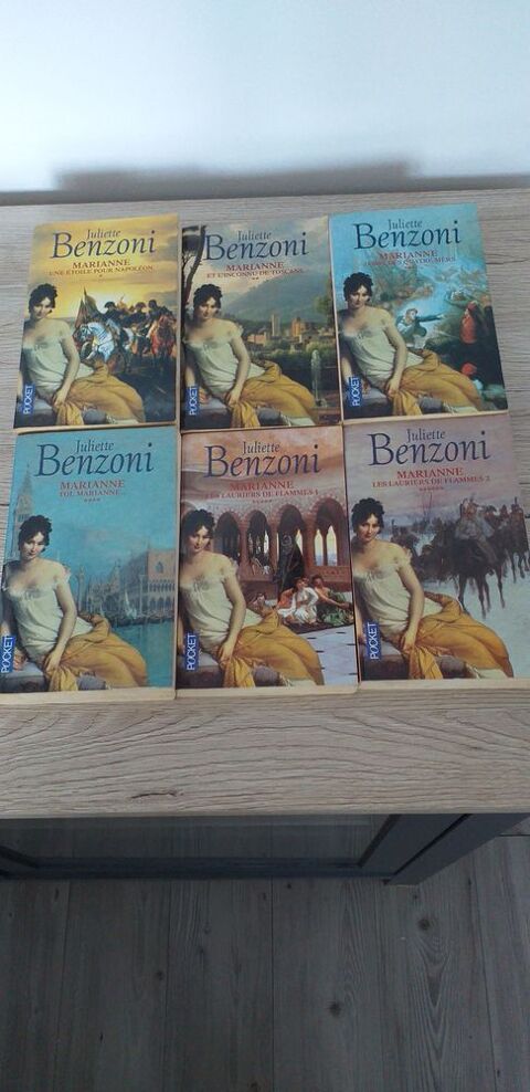 6 livres Marianne de Juliette benzoni 3 Maromme (76)