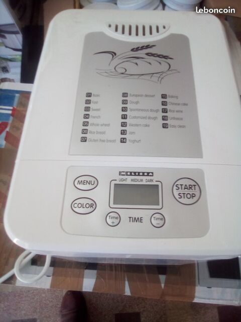 Melissa Bread Malet machine  pain jamais servi 38 Charmes (88)