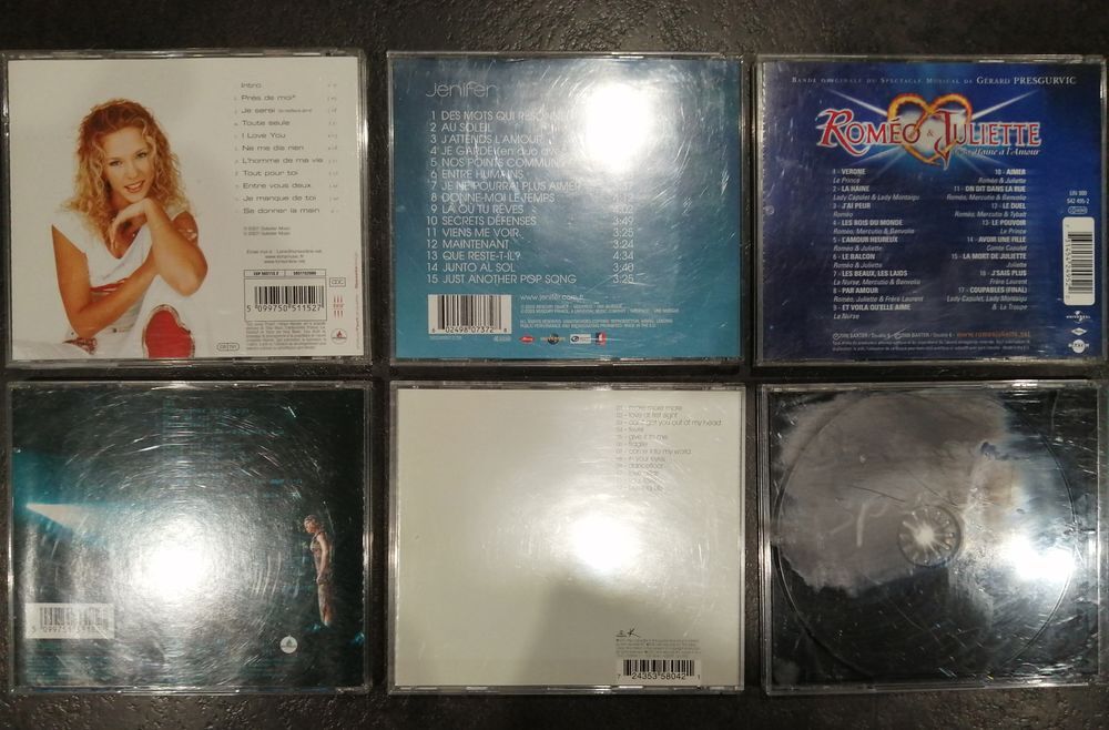 CD Lorie, Jenifer, Kylie, Rom&eacute;o et Juliette, Britney Spears CD et vinyles