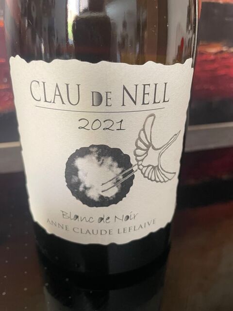 1 Bt CLAU DE NELL Blanc de Noir 2021 Blanc Vigneux-sur-Seine (91)