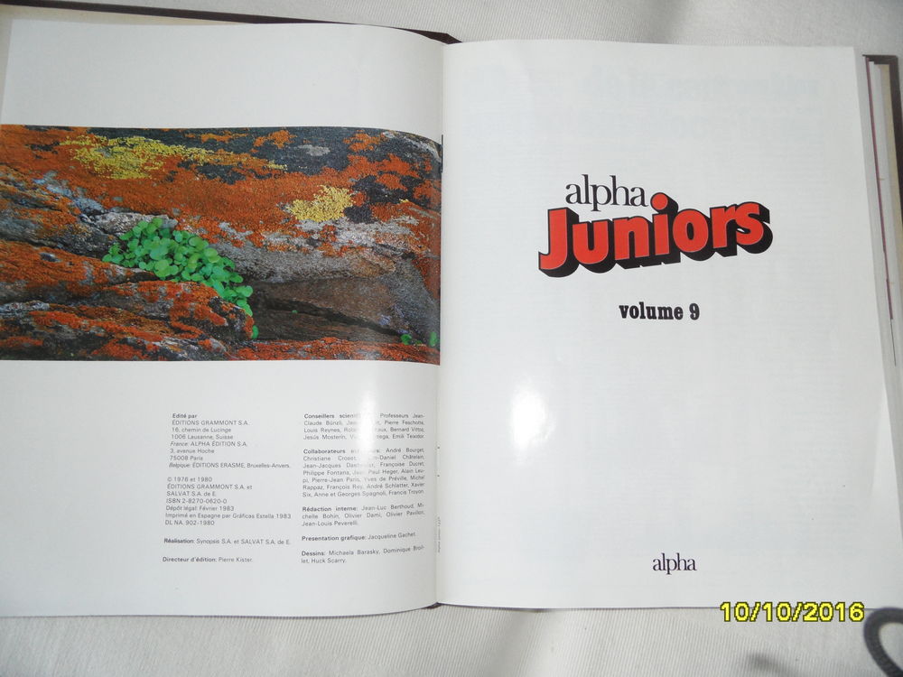 collection alpha junior Livres et BD