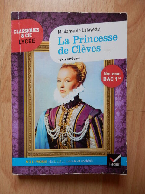 Livre : La Princesse de Clèves. Avec le parcours  Individu, Évry (91)