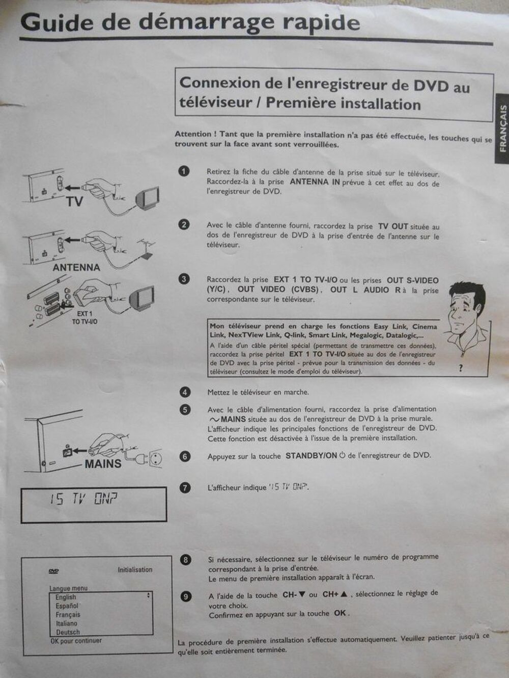 Lecteur DVD PHILIPS
Photos/Video/TV