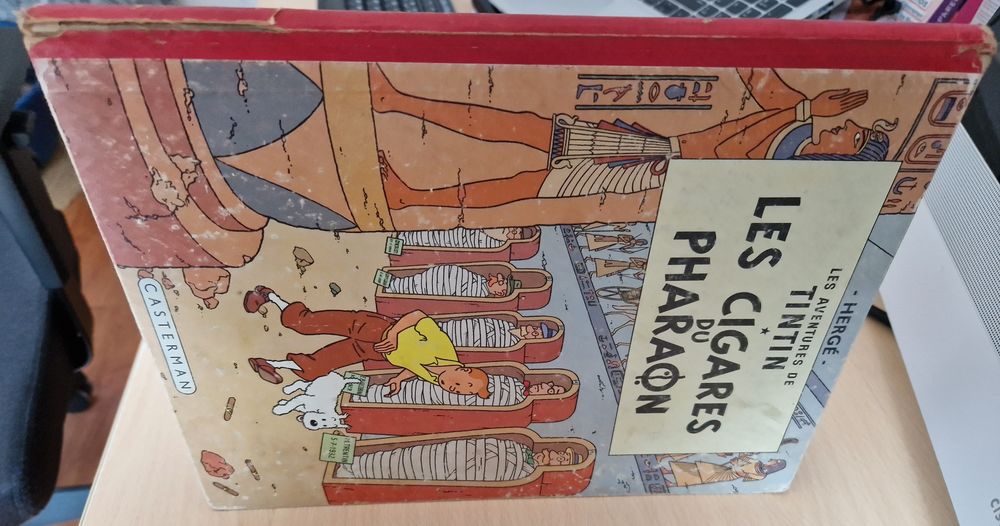 Tintin les cigares du pharaon b23 bis 1958 Livres et BD
