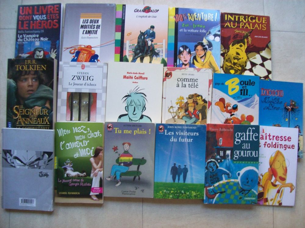 lot de livres pOur ADO Livres et BD