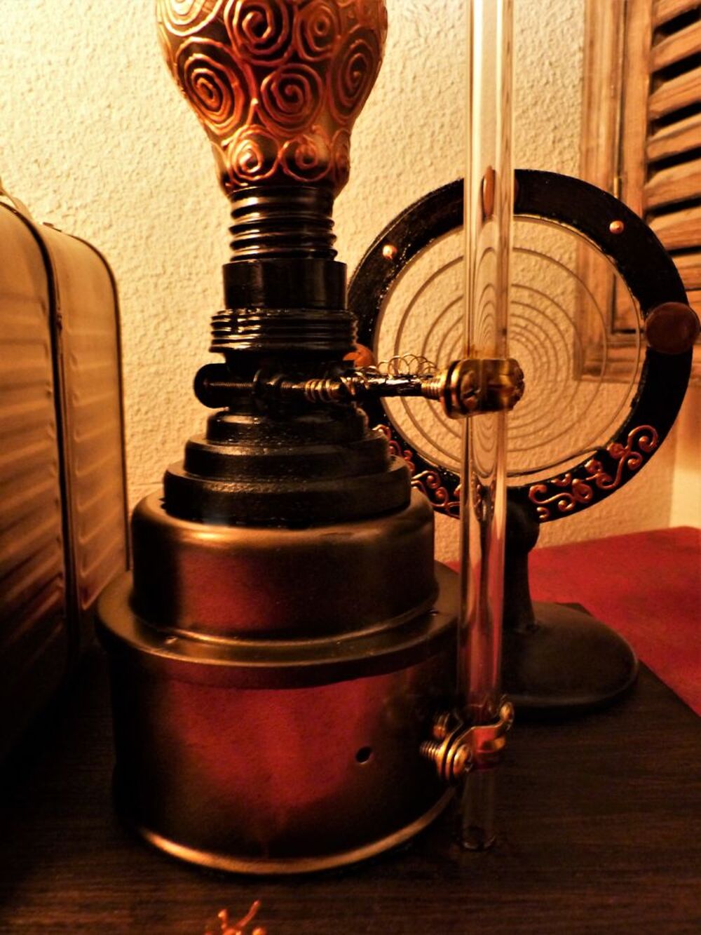 Objet de Curiosit&eacute; "ELECTRICITY FACTORY XIX" Steampunk Décoration