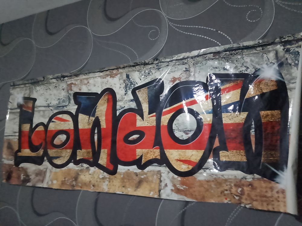 2 luminaires deco london. 
D�coration