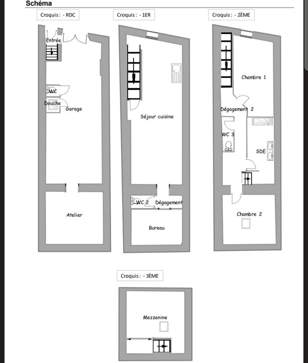 Vente Maison GIGNAC CENTRE- MAISON DE VILLAGE 105M² + ESPACE VOUTE 45M² Gignac