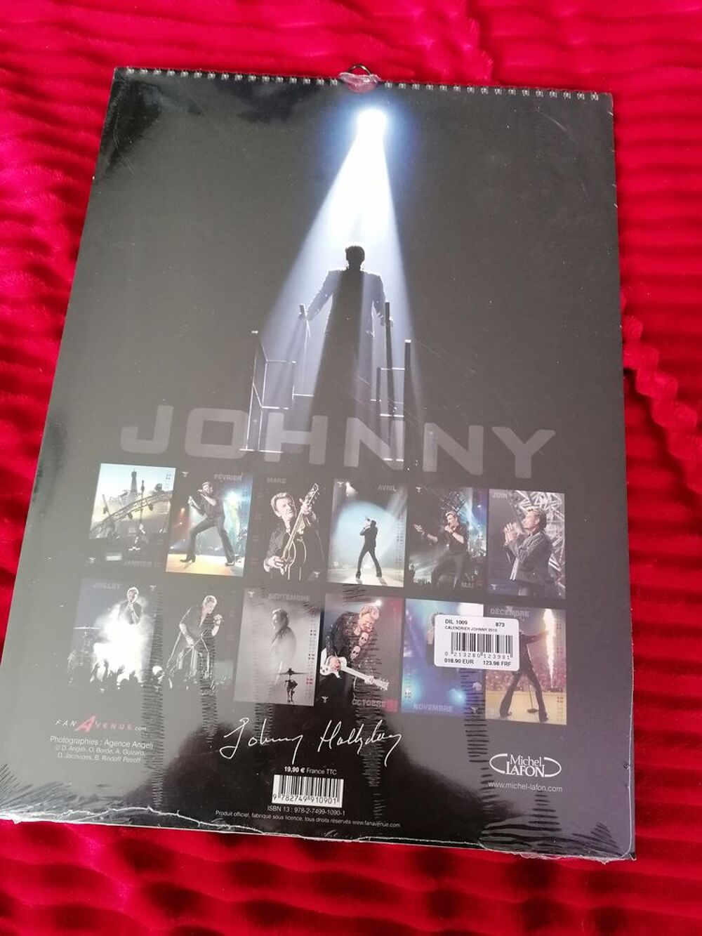 Calendrier Johnny Hallyday 2010 