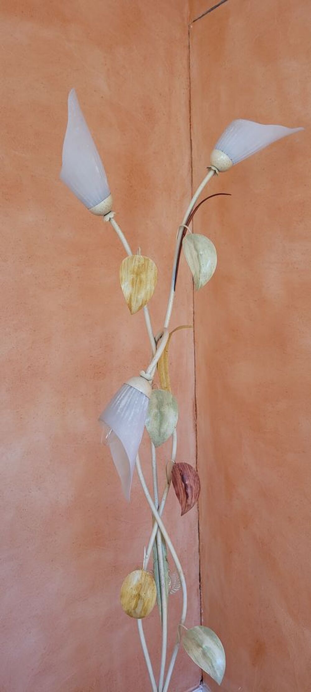 Luminaire fleurs vintage Décoration