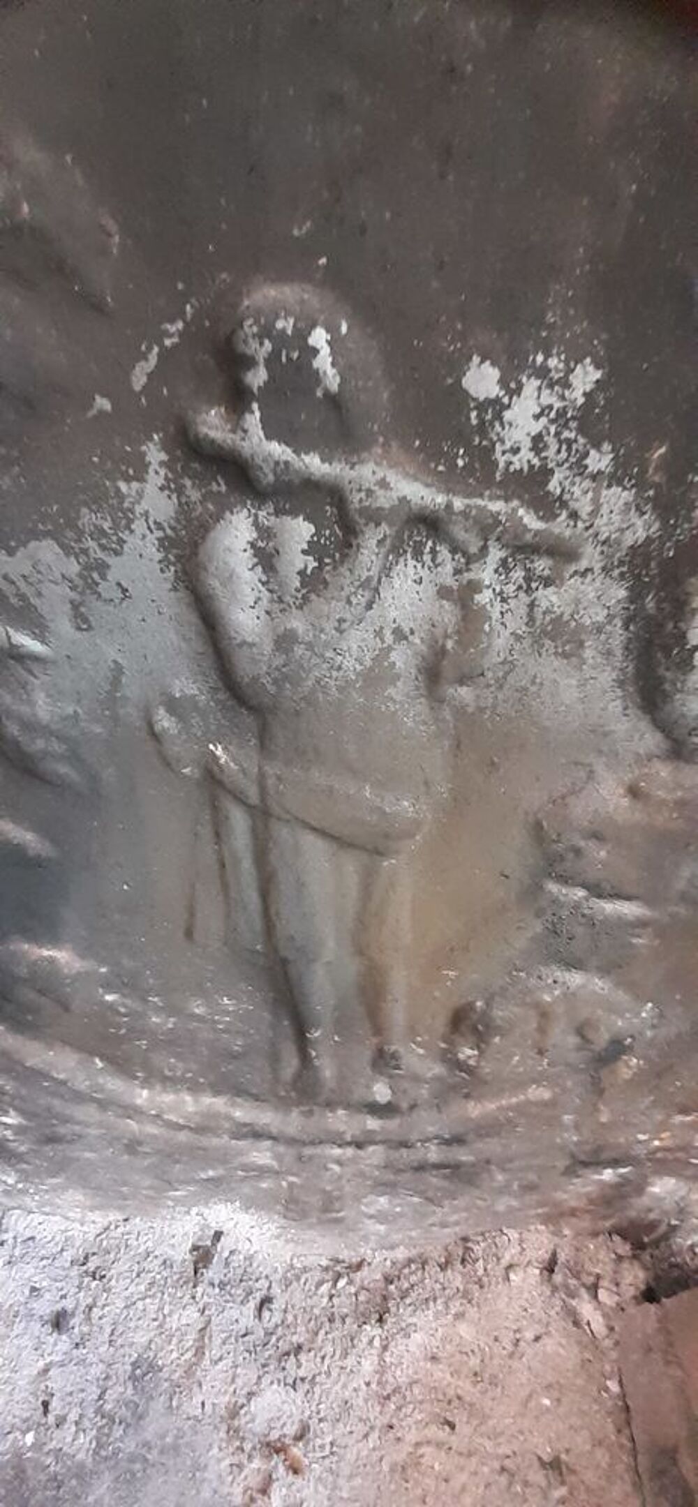 ancienne plaque de chemin&eacute;e en fonte Décoration