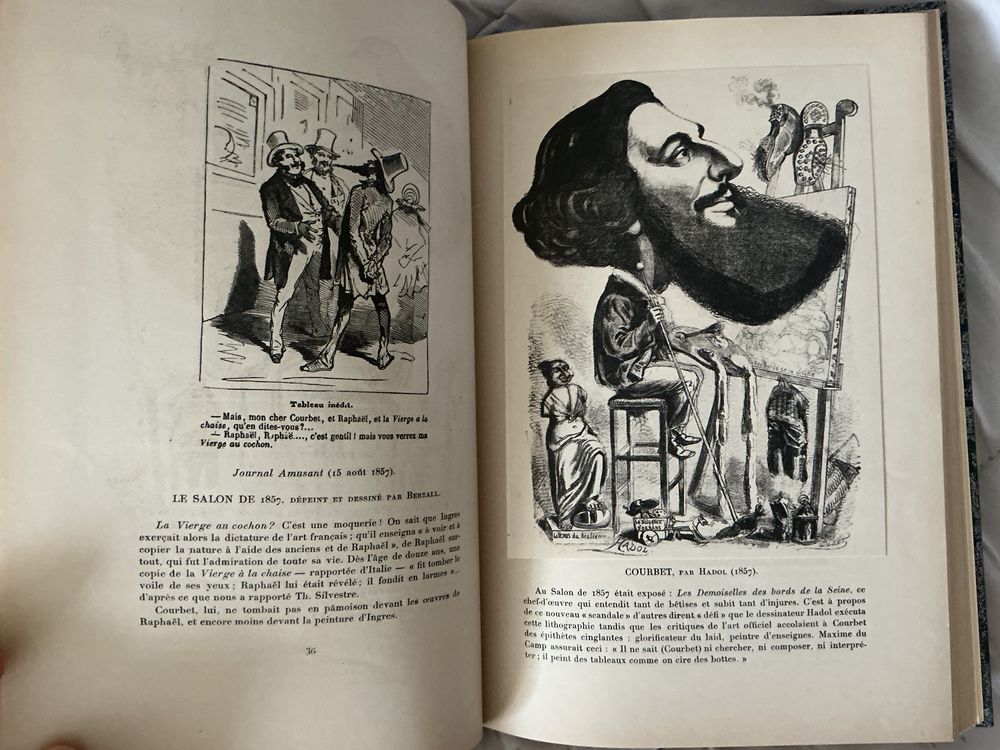 Courbet 1920 selon les caricatures 