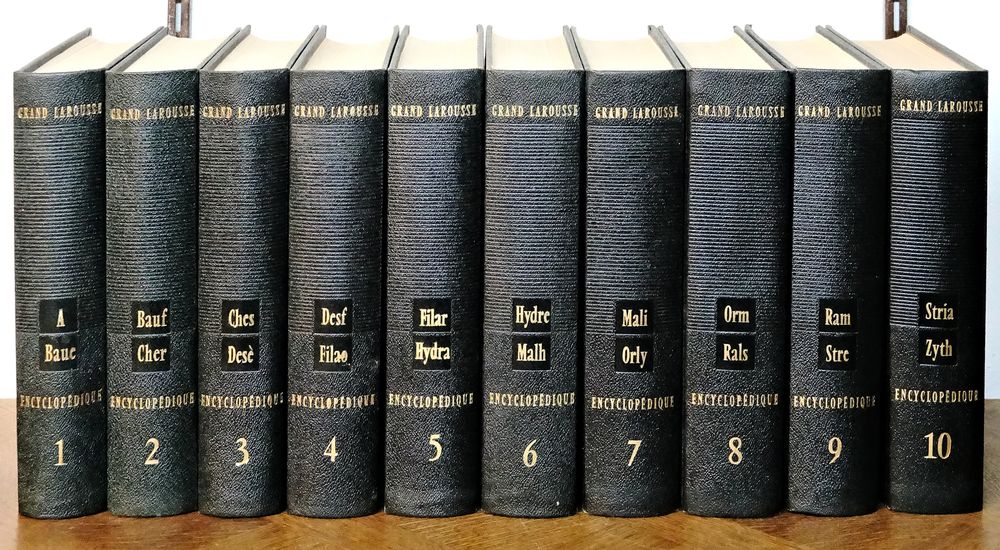 Grand Larousse Encyclop&eacute;dique en 10 volumes 1963 