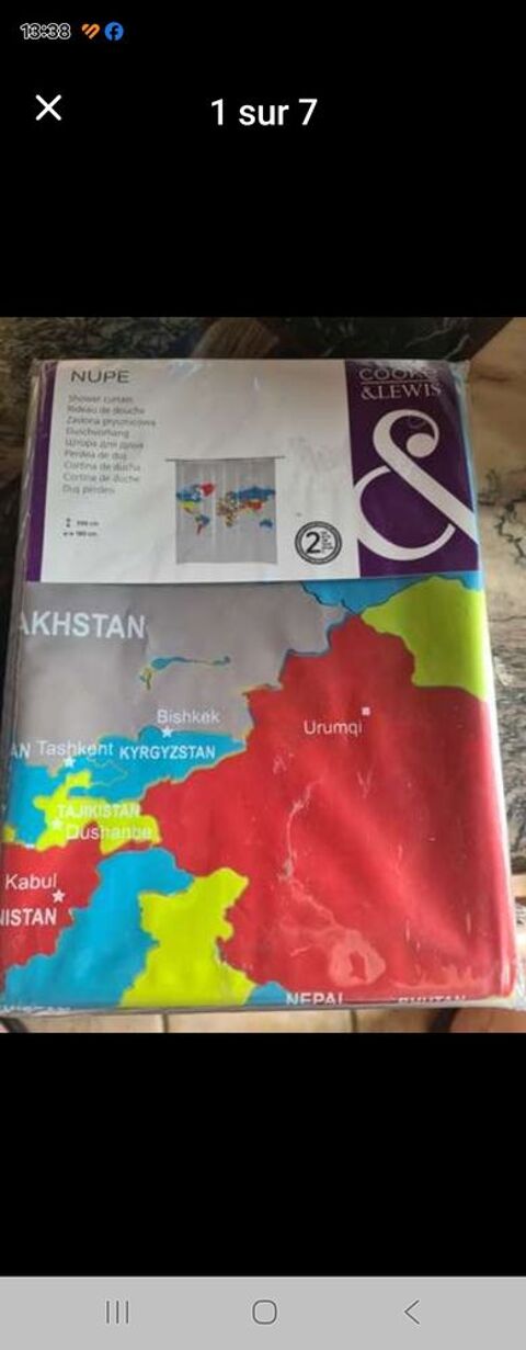 Rideau de douche neuf  5 Saint-Martin-Lars-en-Sainte-Hermine (85)