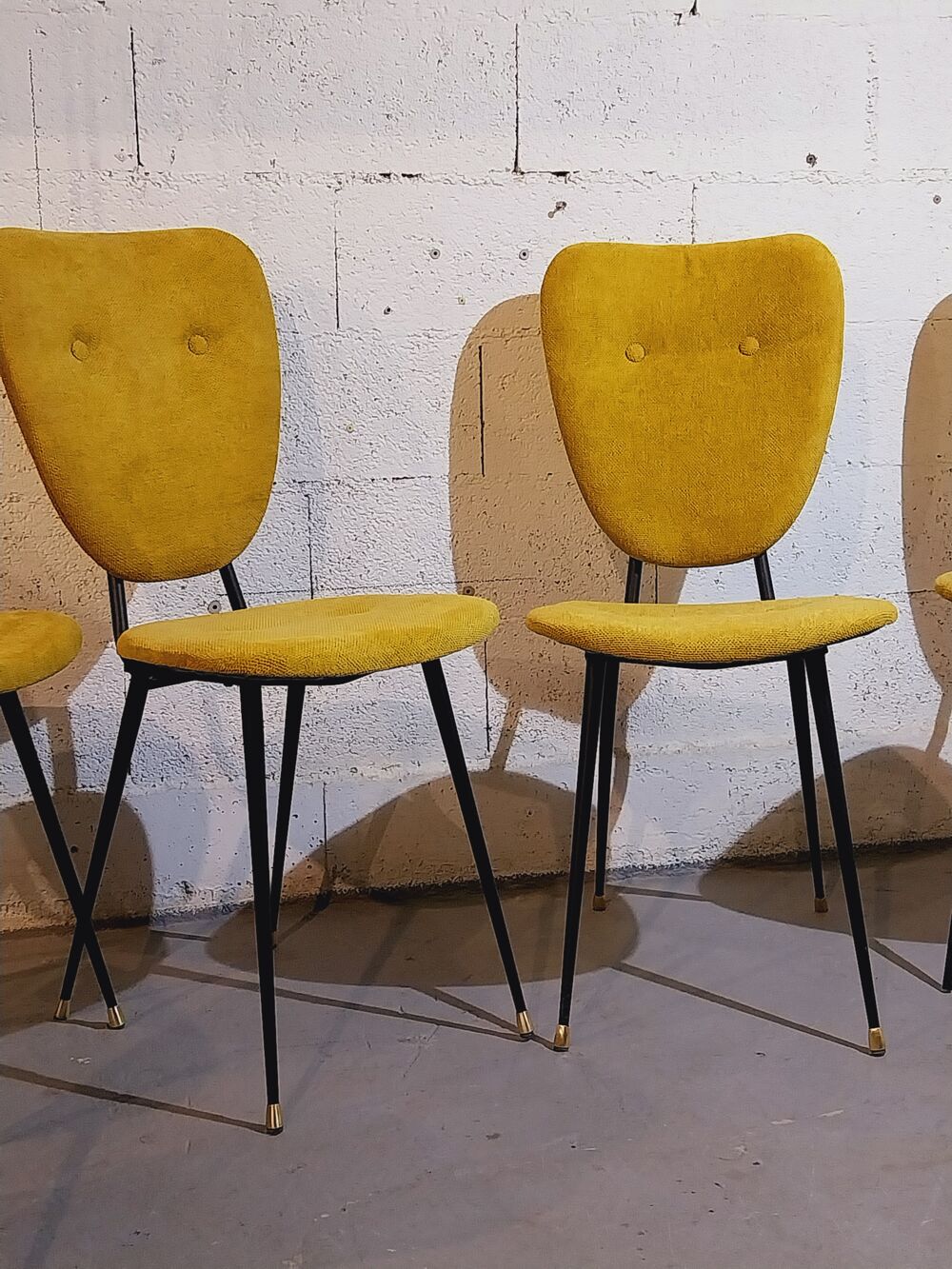 
Belle s&eacute;rie de six chaises 1950 Meubles
