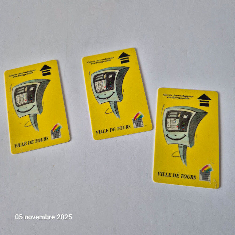 Premi&egrave;re carte de stationnement horodateur rechargeable de l 