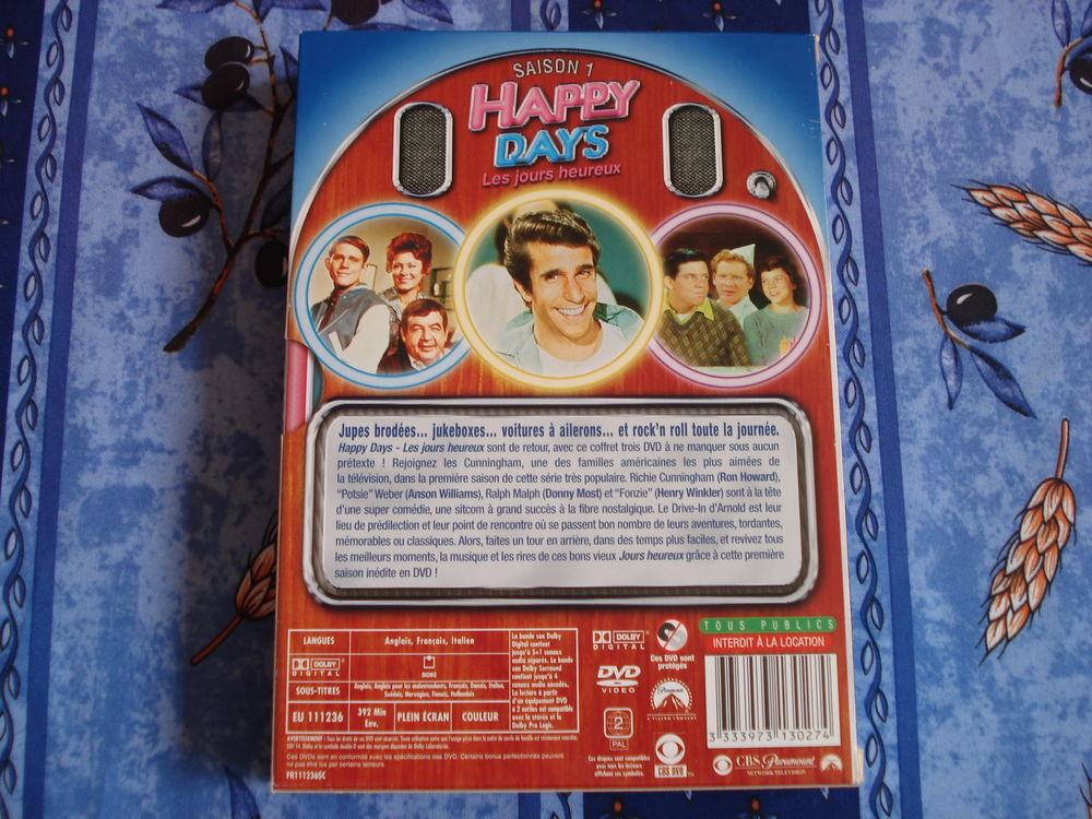 Coffret DVD happy days saison 1 DVD et blu-ray