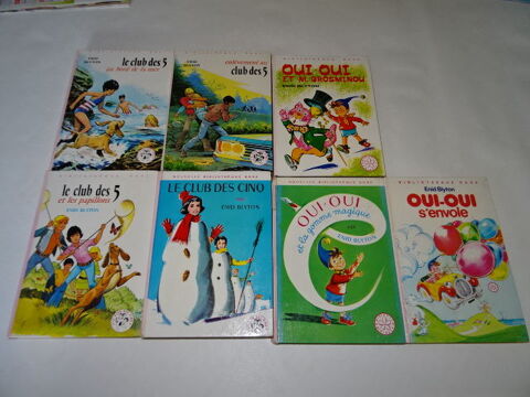livres blibliotéque rose OUI OUI ,club des cinq 2 Le Teilleul (50)