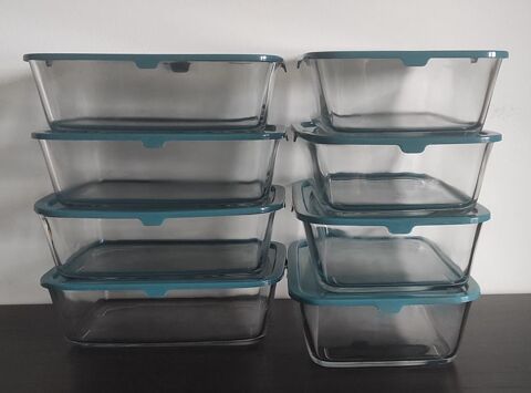 Tupperwares en verres x 8 (15 euros les 8) 15 Metz (57)