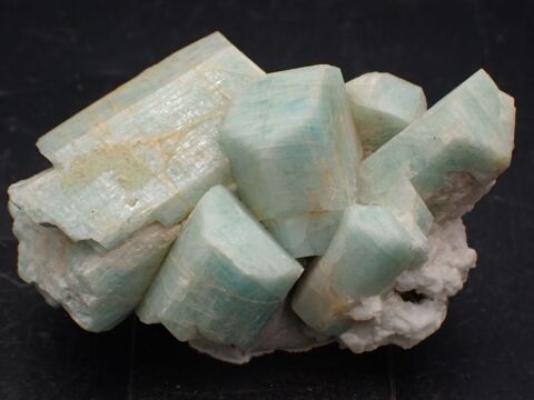 Groupe de Cristaux de Microcline , vari�t� Amazonite USA 95 Bertrichamps (54)
