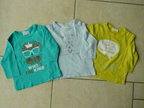 Lot de 3 tee-shirts garçon 3 mois 5 Franqueville-Saint-Pierre (76)
