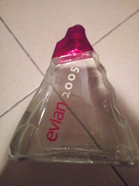 Bouteille verre  Montagne  de Collection Evian 2005 5 Savigny-sur-Orge (91)