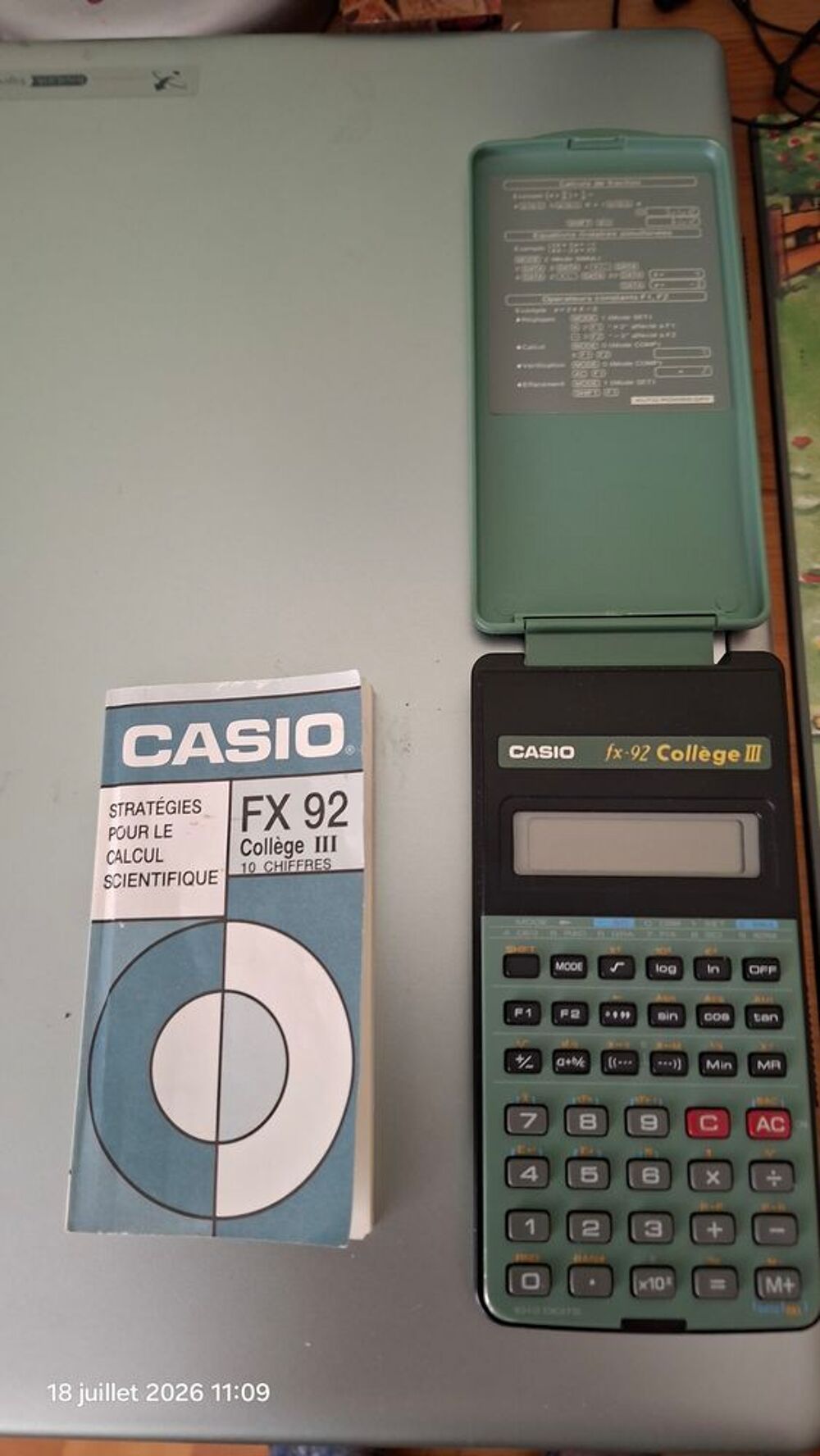 Calculatrice Casio FX 92 coll&egrave;ge III Matériel informatique