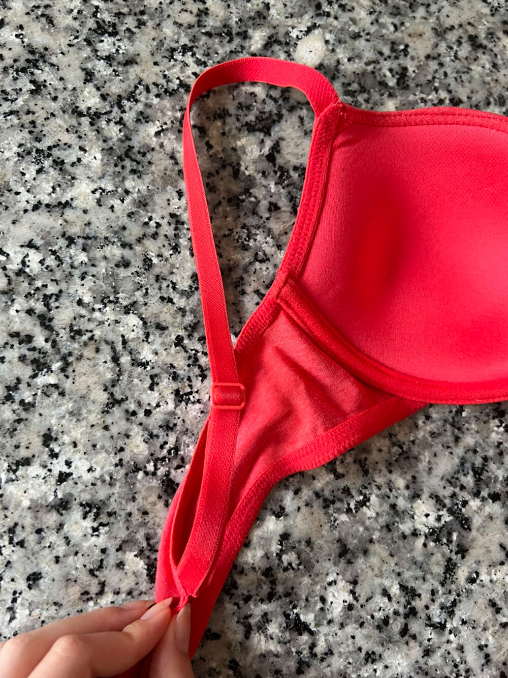 Soutien-Gorge Tezenis Rouge Coton Taille 90B ? Neuf Vêtements