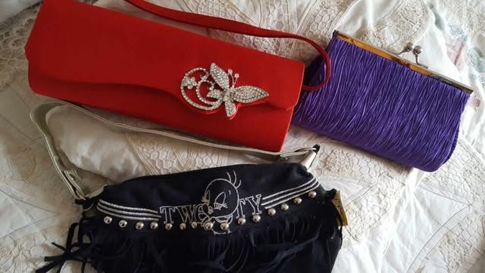 Trois magnifiques sacs a main styl&eacute;s neufs N&deg;1399 Maroquinerie