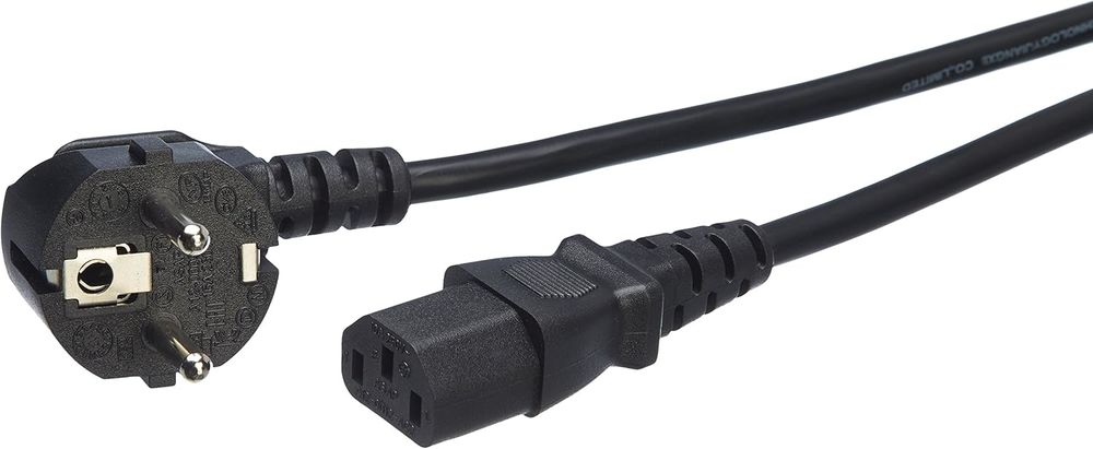 C&acirc;ble d'alimentation noir 1,80m 230 volts .europe Bricolage