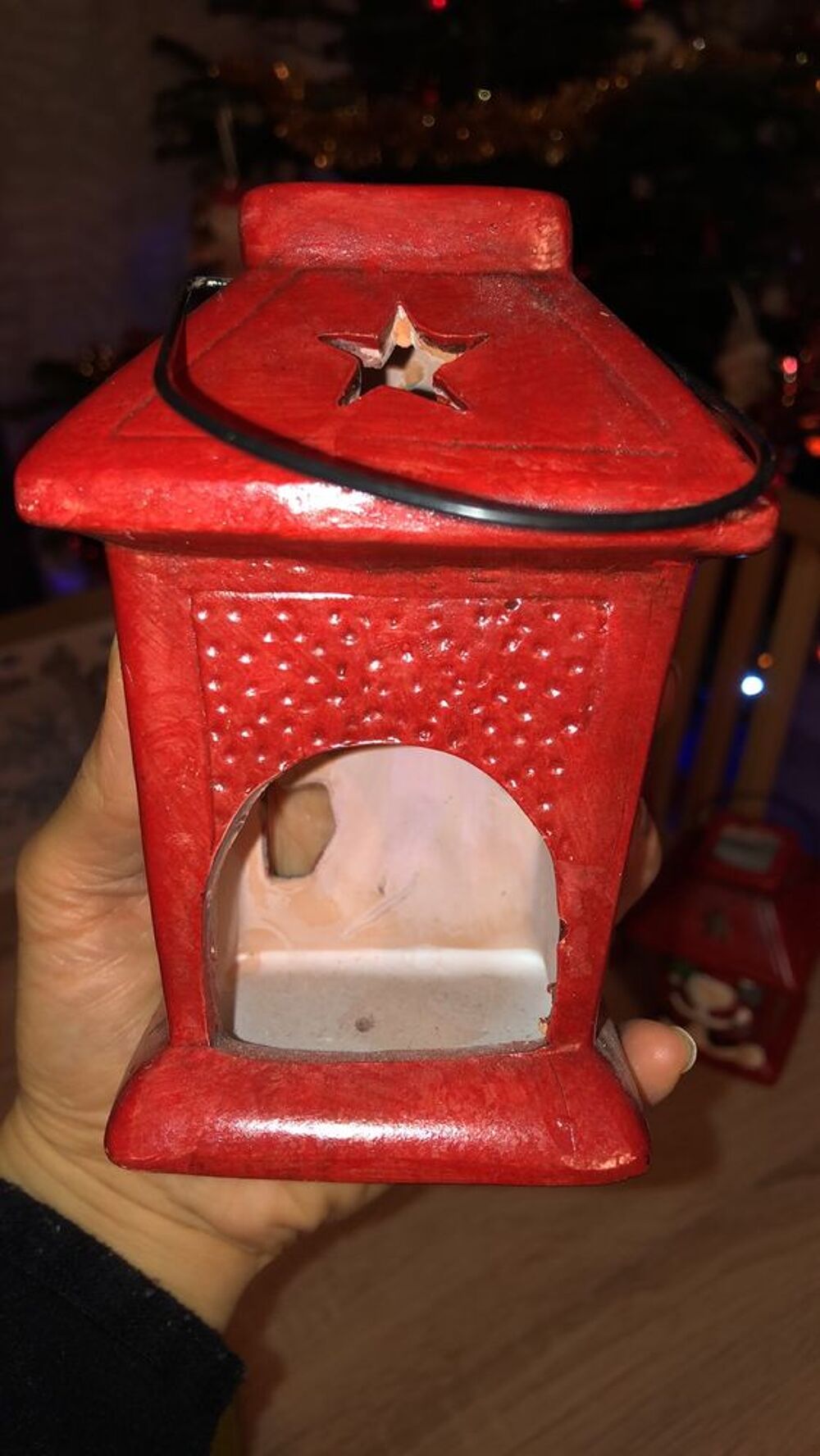 Lot de 4 photophores de No&euml;l Décoration