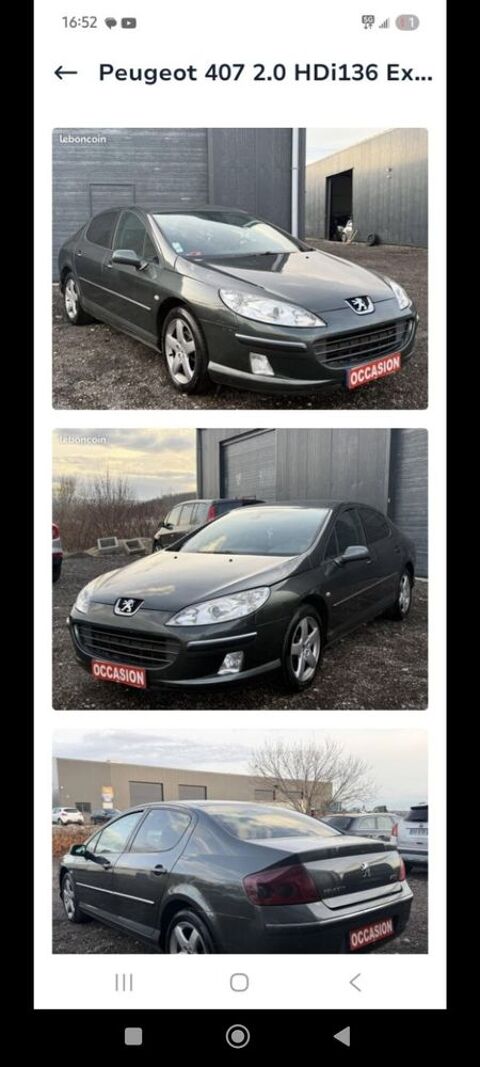 Peugeot 407 2.0 HDi 16v Ex&eacute;cutive Pack FAP A 2007 occasion La Grand-Croix 42320