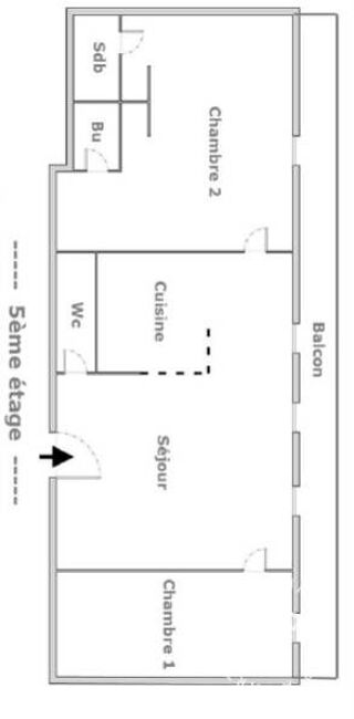  Appartement à vendre 2/3 pièces 43 m²