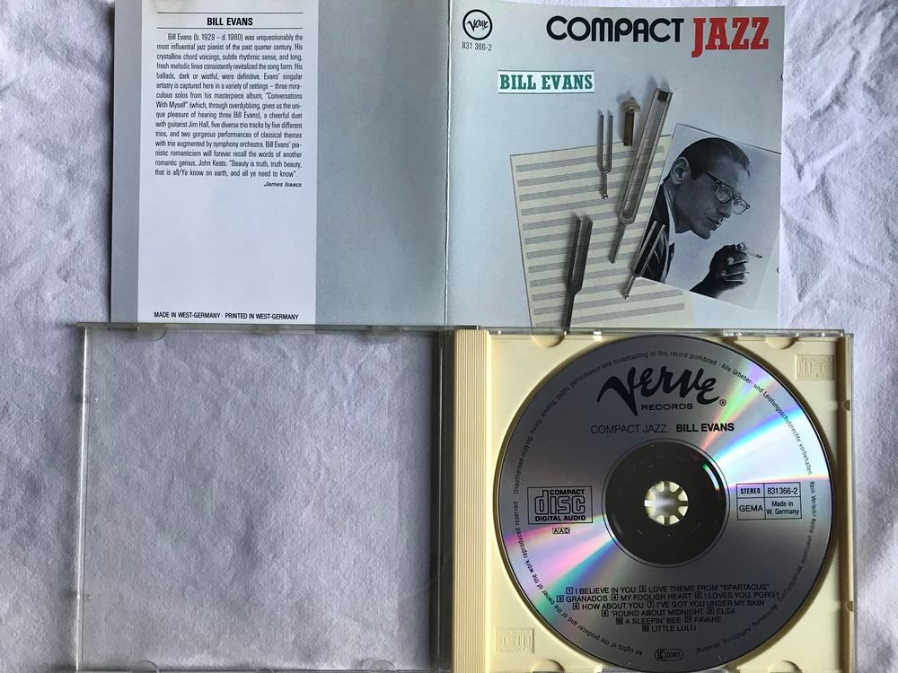 CD Bill Evans Collection Compact Jazz CD et vinyles
