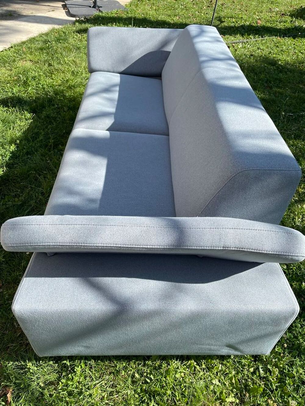 CANAPE MODERNE GRIS 3 places Meubles