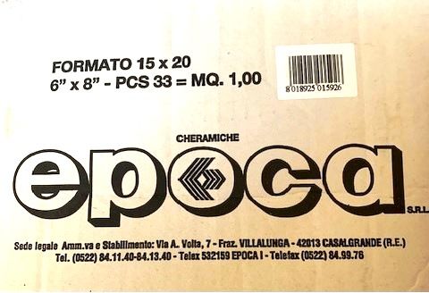 Carrelage céramique Italien 15x20 Lot de 120 pièces Neuves 25 Contes (06)