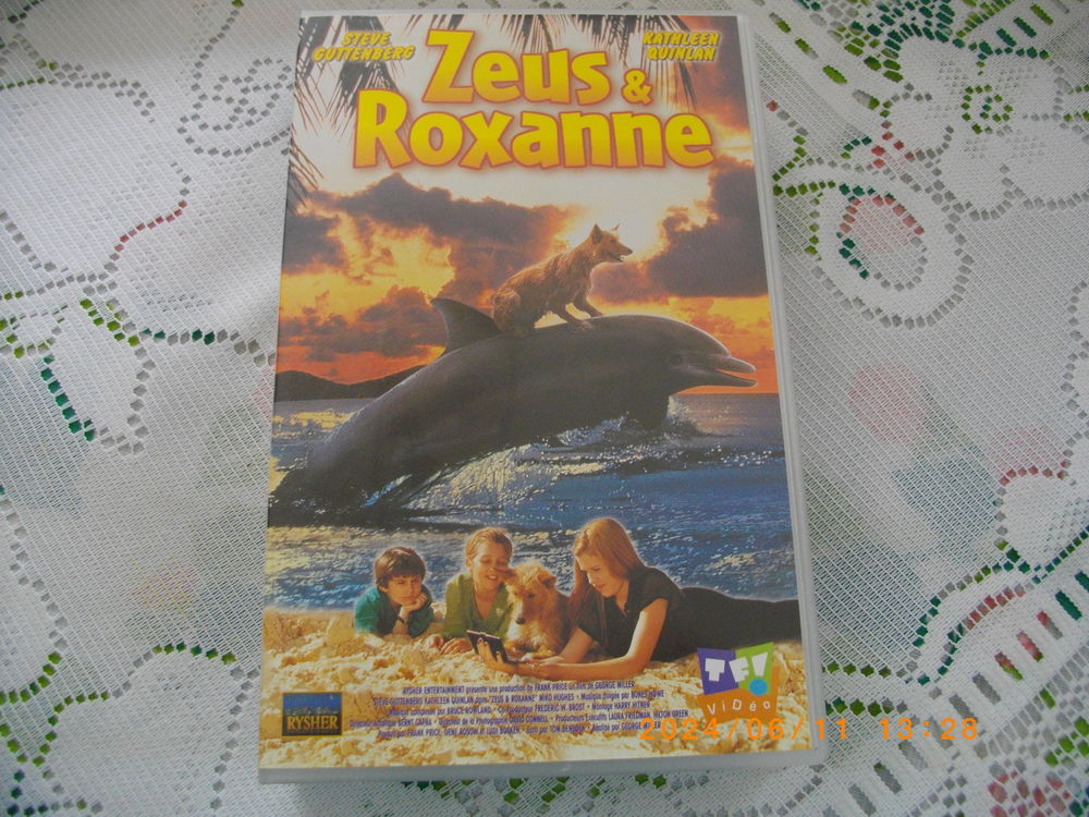 Cassette vid&eacute;o vhs de : "ZEUS ET ROXANNE" DVD et blu-ray