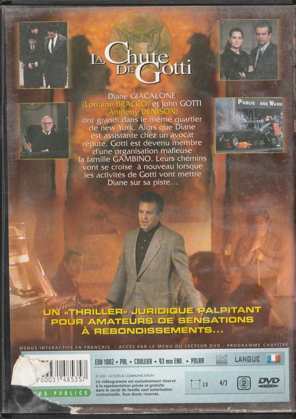 la chute de Gotti DVD et blu-ray