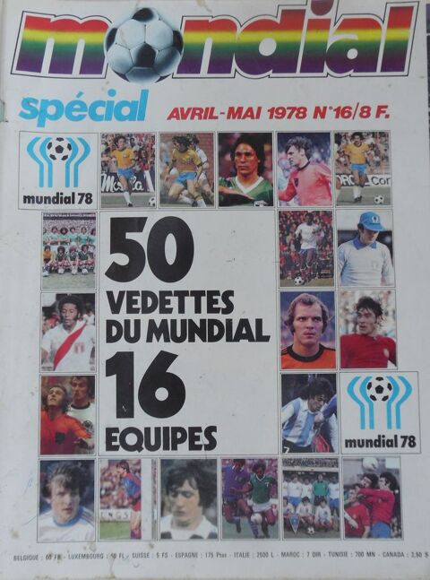 Revue Mondial spécial avril-mai 1978 à collectionner 
Argent 5 Castries (34)