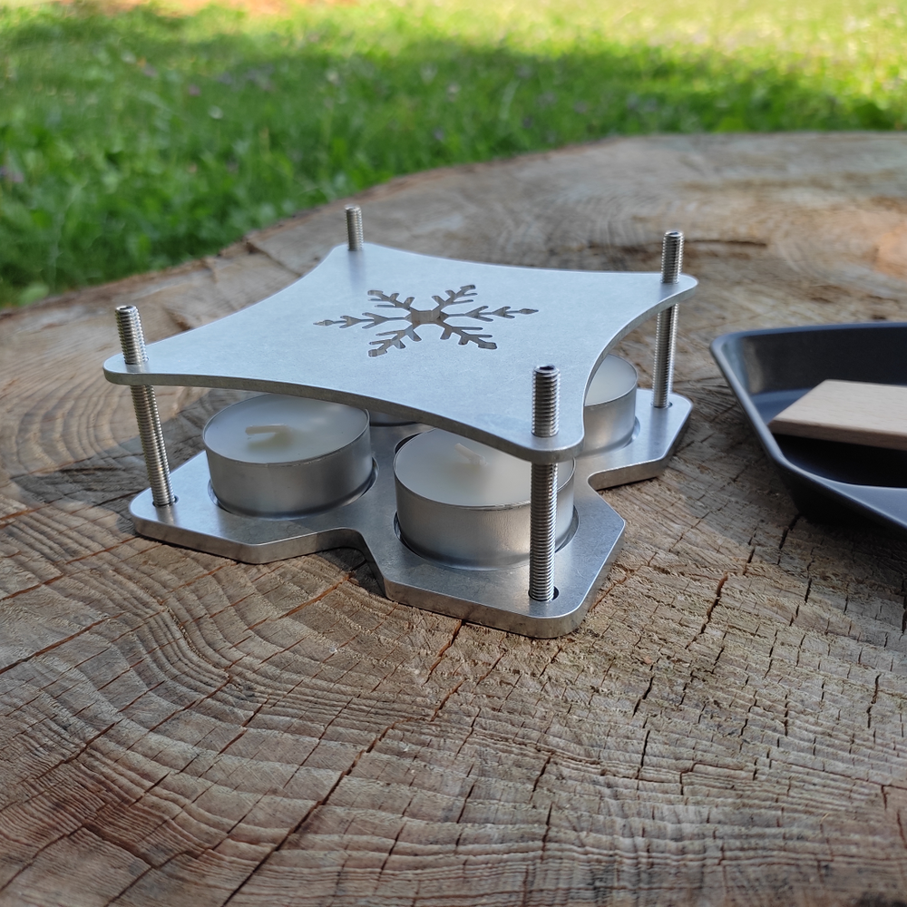 Appareil &agrave; raclette nomade en aluminium Sports