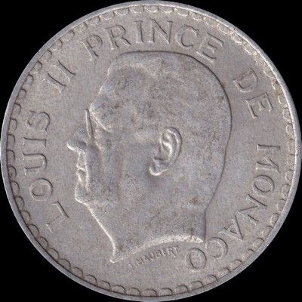 Monaco 5 francs 1945 Louis II 
